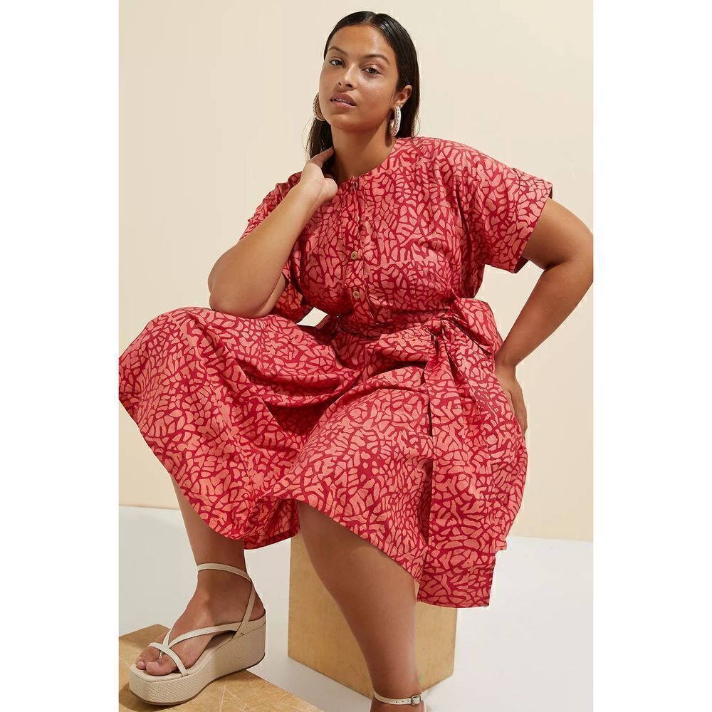 Anthropologie -SIKA Mosaic Mini Dress NOT belt included - Picture 8 of 10